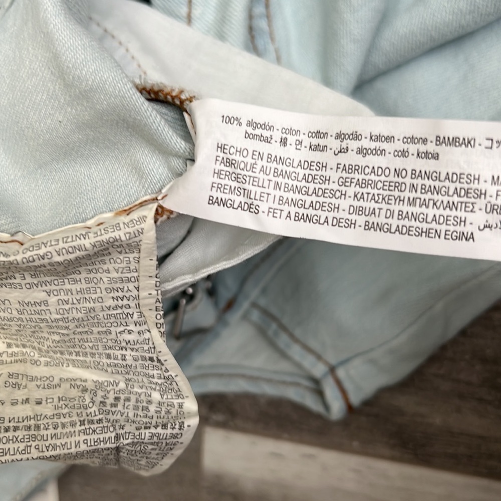 Zara Girls Frayed Overalls - Picture 8 of 9